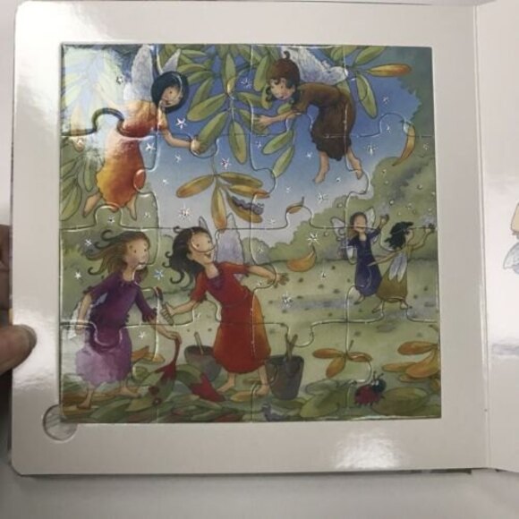 The Midnight Fairies A Sparkling Jigsaw Board Book 2007 Illus. by Alison Atkins - Picture 5 of 7